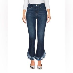 EUC Frame Denim Le Crop Mini Boot